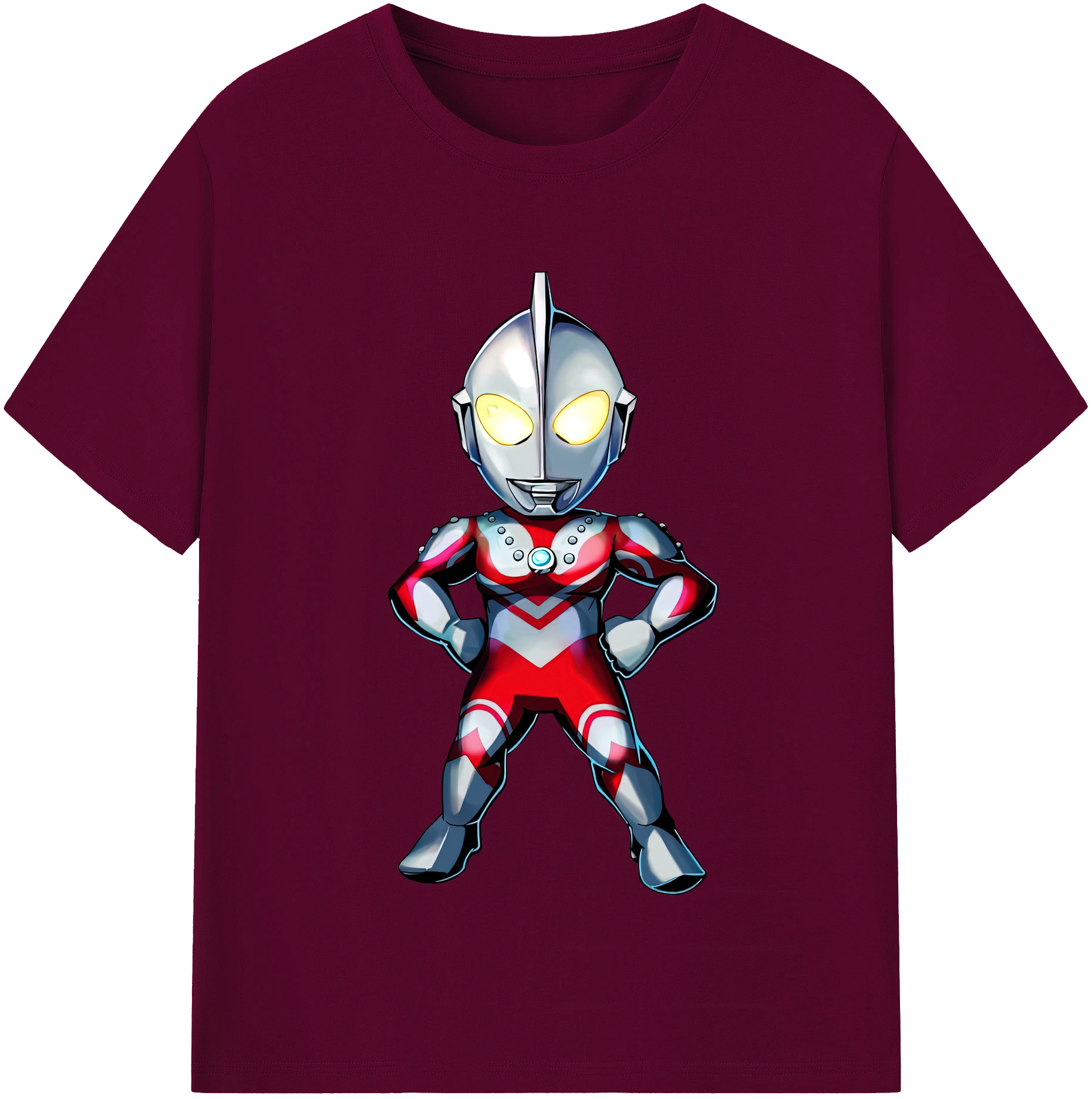 （画像用） ウルトラマン Ultraman レディースカジュアルプリントTシャツ（綿100％）